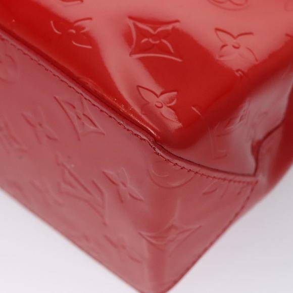 LOUIS VUITTON Monogram Vernis Reade PM Hand Bag Red Rouge M91088 LV Auth BD124 - Picture 16 of 16